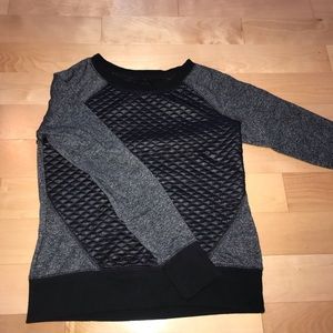 Mossimo Black and Grey Pullover